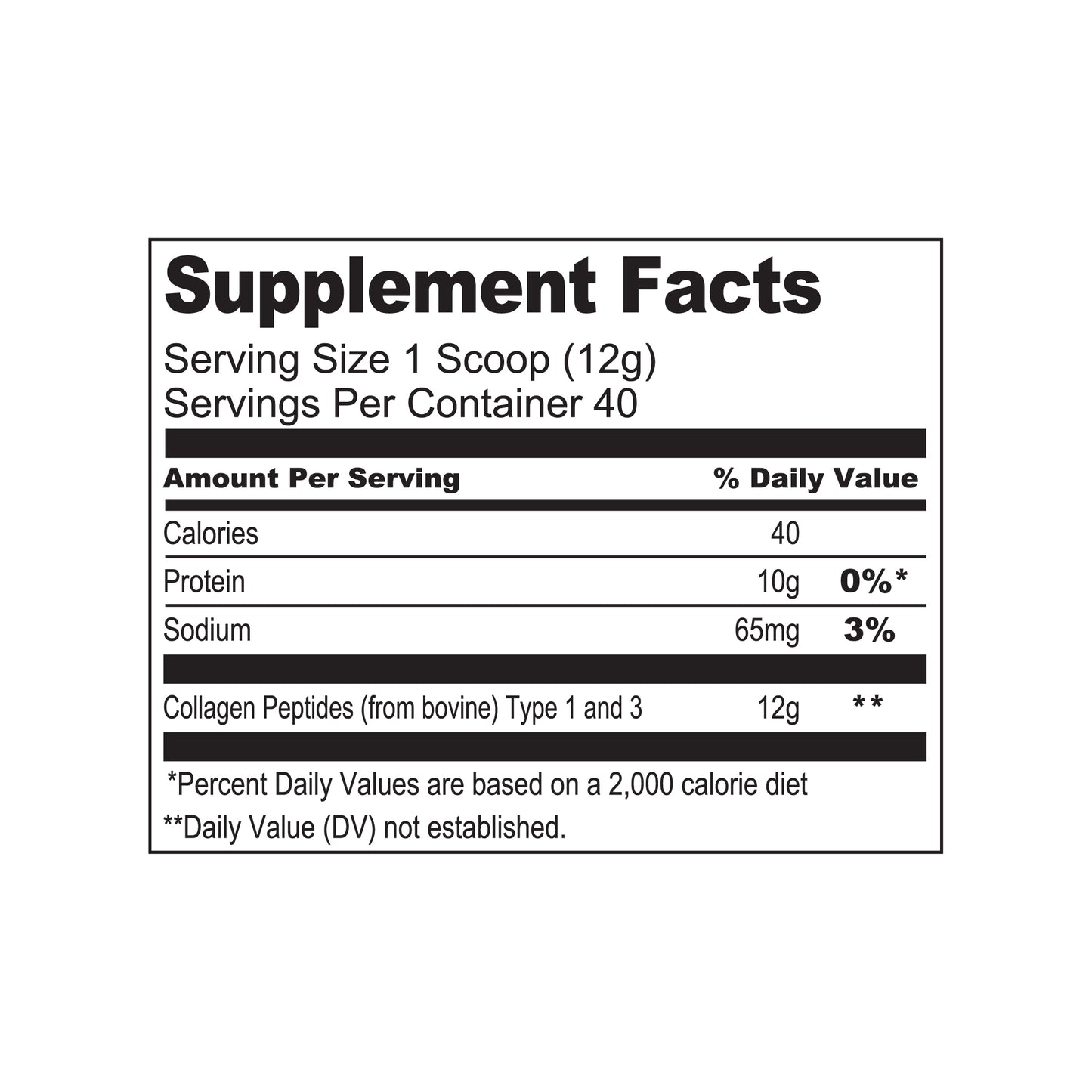 10X Collagen Peptides