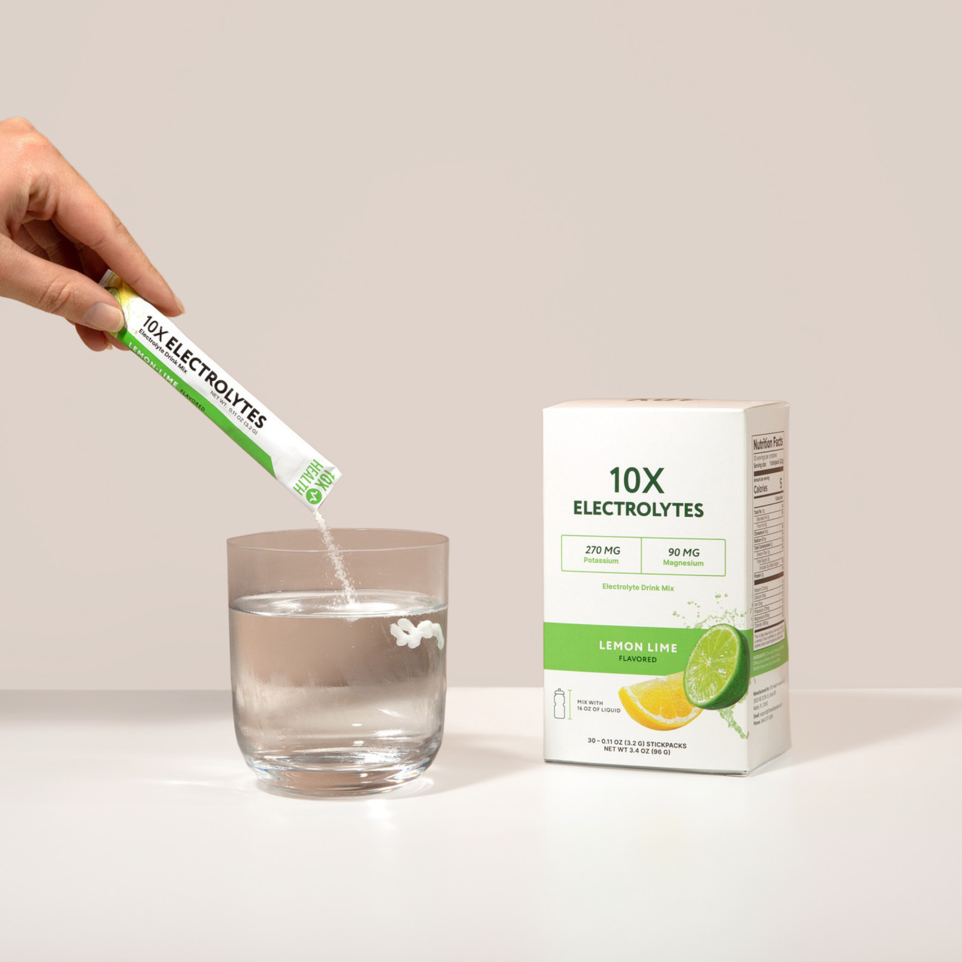 10X Electrolytes - Lemon Lime