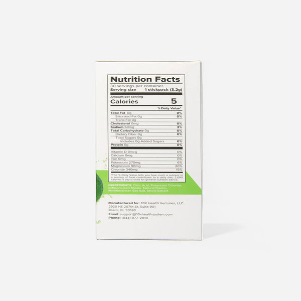 10X Electrolytes - Lemon Lime