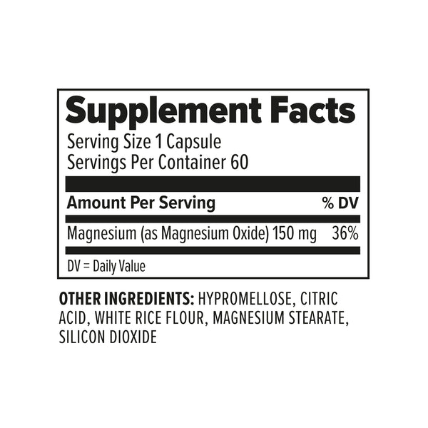 Magnesium(60 capsules)