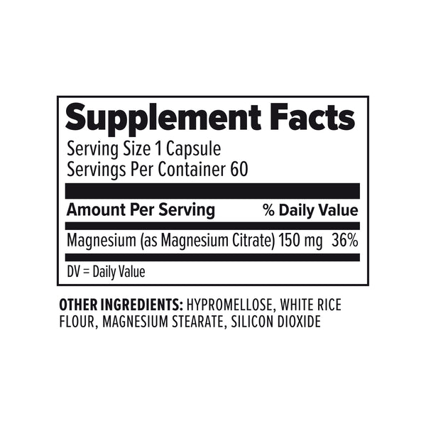 Magnesium(60 capsules)