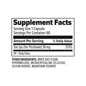 Zinc(60 capsules)