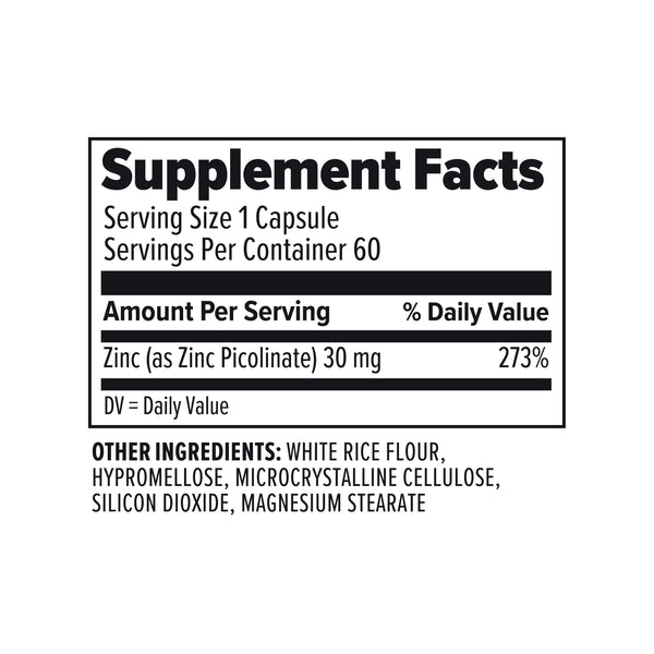Zinc(60 capsules)