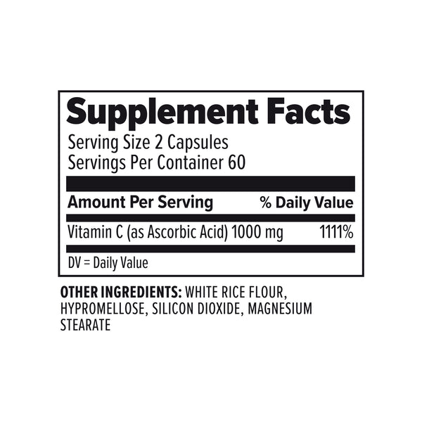 Vitamin C Capsules (60 caps)