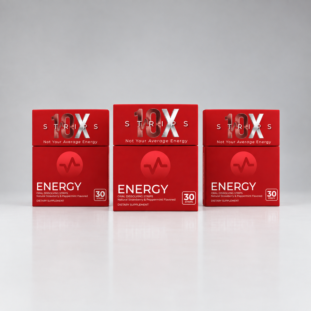 10X Oral Strips Energy Multi-Pack
