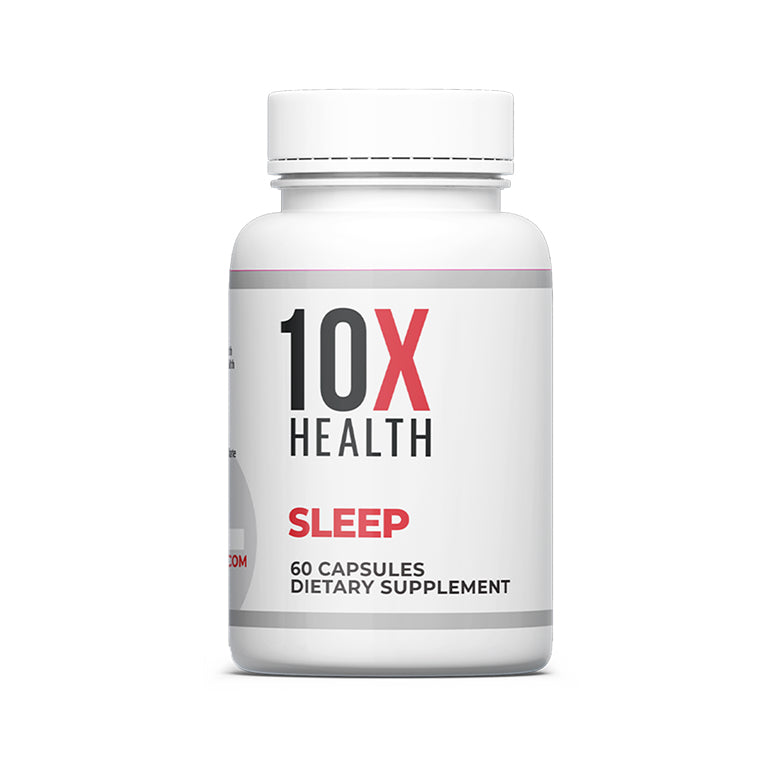 Bottle of 10X HEALTH SLEEP supplement
